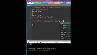 increment and decrement operators in c programming #coding #programming #clanguage #learnwithprc