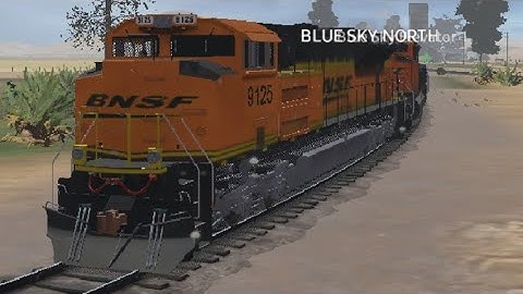 Trainz 3 BNSF SD70ACe #9125 pass by