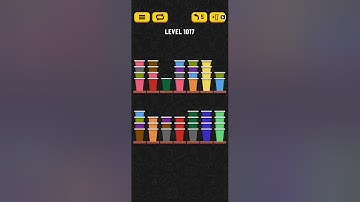 Cup Sort Puzzle Level 1017 = Water Sort Puzzle Level 1017 = Ball Sort Puzzle Level 1017 All the same