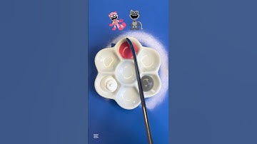 Smiling critters colour mixing. #art #diy #satisfying #funny #asmr