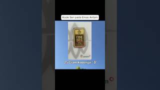 Kode Seri Emas Antam