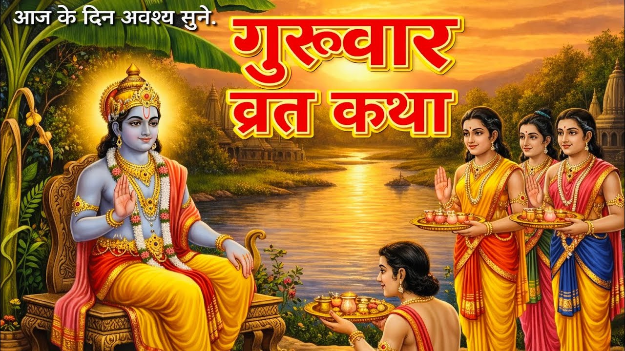 गुरुवार व्रत कथा | 19 फरवरी 2026 | आज जरूर सुनें यह चमत्कारी कथा | Dharmik Katha LIVE