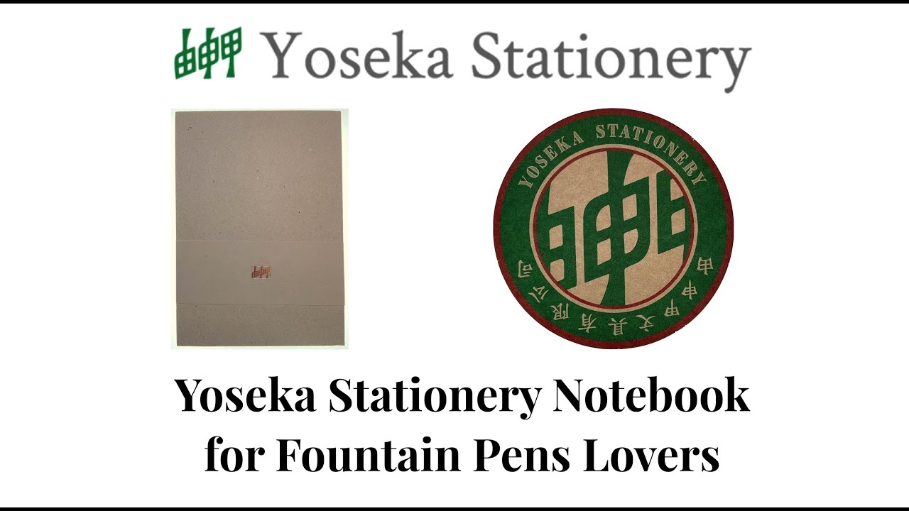 Yoseka Stationery Notebook for Fountain Pen Lovers