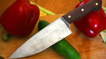 HOW TO MAKE A KITCHEN KNIFE [Trollsky Knifemaking]
