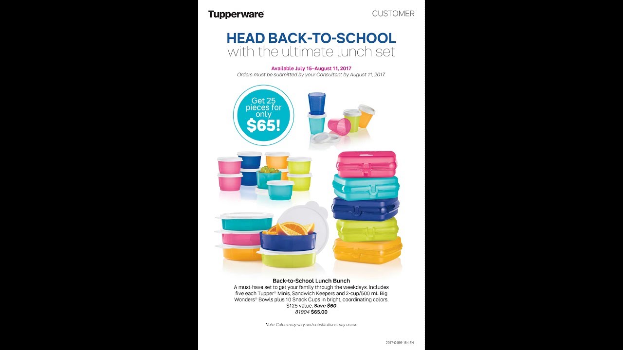 tupperware mid july to mid august 2017 sales youtube tupperware sales flyer march april 2018