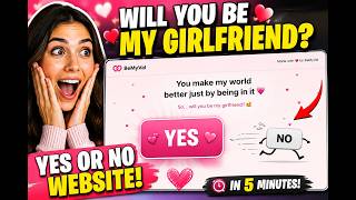 How to Create a Viral Yes or No Proposal Website for Your GF screenshot 3