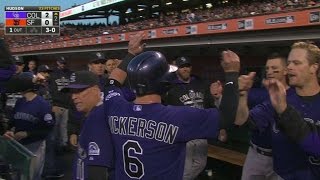 COL@SF: Dickerson crosses plate after wild pitch