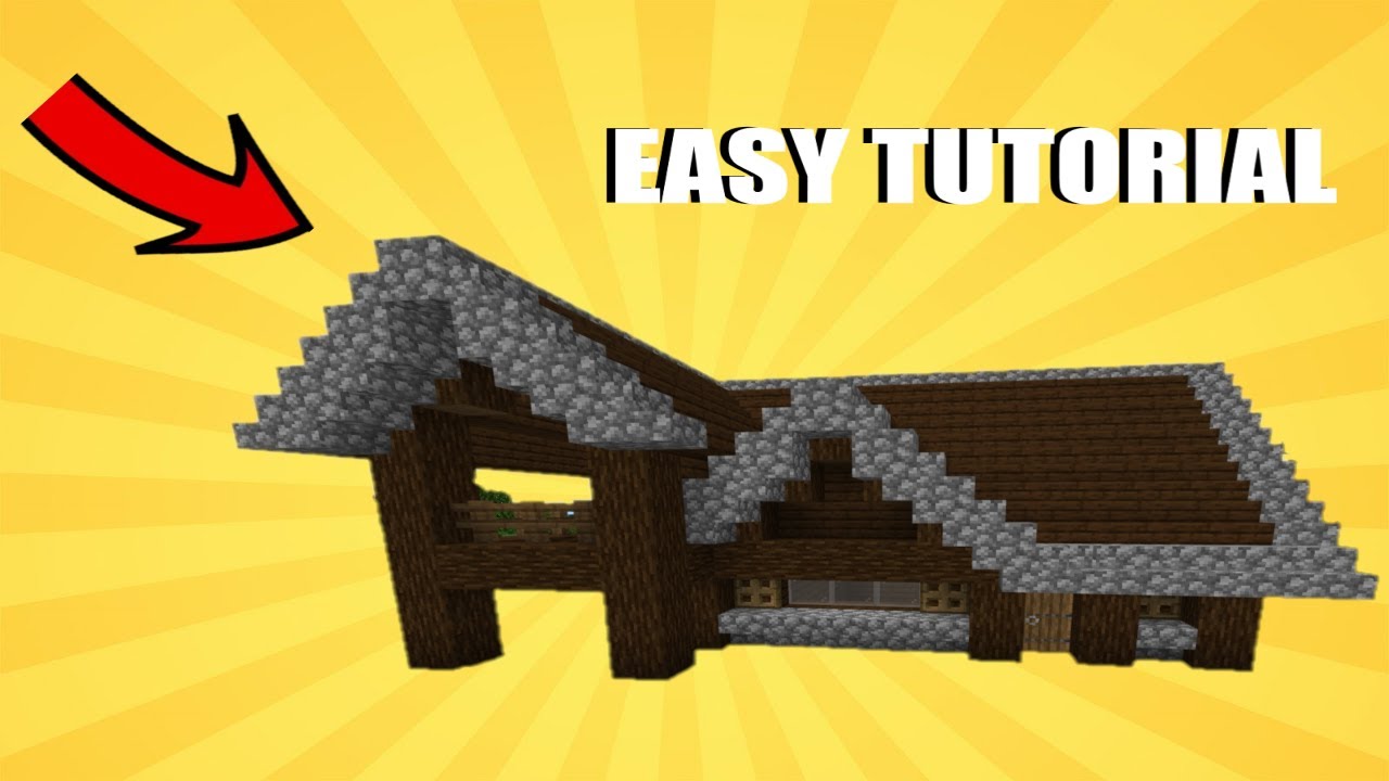 Minecraft: How to build a Starter House Tutorial - YouTube