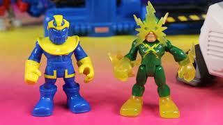 Marvel Playskool Heroes Adventures Spider Man Jet Copter - Imaginext - Just4Fun290 Original Videos