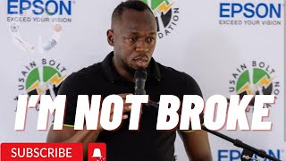Breaking!!! Usain Bolt Breaks Silence On SSL Fraud I’m Not Broke