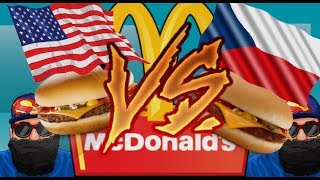 Americký McDonald VS Český McDonald. Který je lepší?