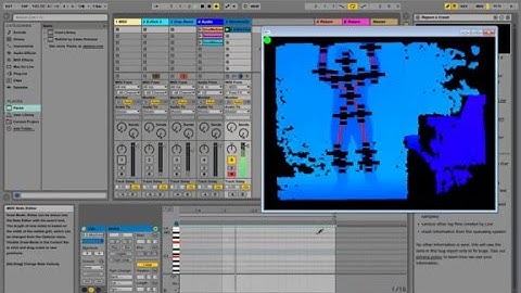 Live interactive audiovisual control - Motion Sensor