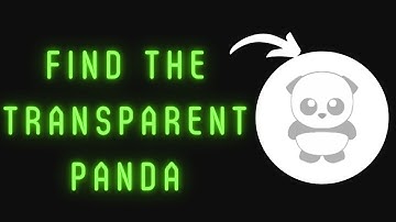 FIND THE TRANSPARENT PANDA: FIND THE PANDAS ROBLOX