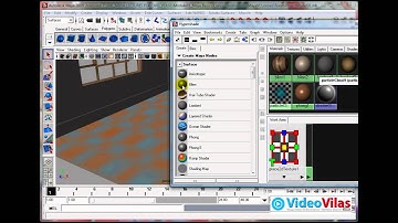 Telugu Maya Basics Tutorial - 27 - Room Walls Texturing