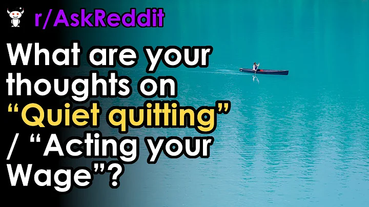 What are your thoughts on “Quiet quitting” / “Acting your Wage”?