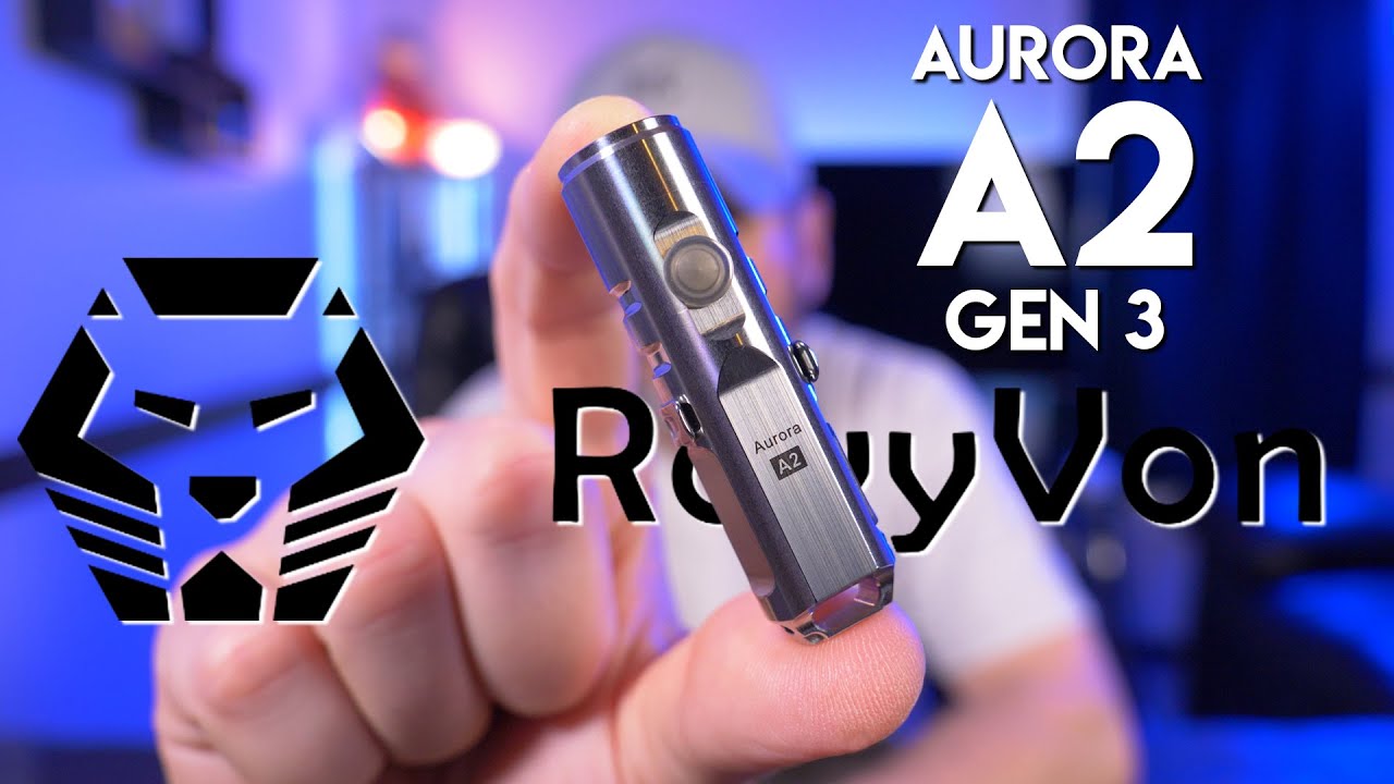 RovyVon A2 G4 USB-C Rechargeable Keychain Flashlight – 650 Lumens, SST-20 LED, Magnetic Clip & Tail Base, IPX6, 5 Modes, EDC Carry