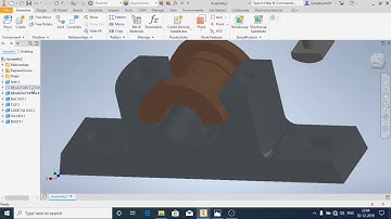 Autodesk Inventor-2020 Assembly Drawing of Plumber Block