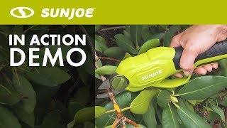 PJ3600C - Sun Joe Cordless Rechargeable Power Pruner | 3.6 V · 2000 mAh - Live Demo