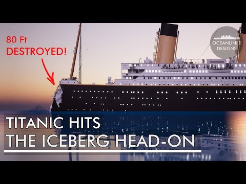 Video: Zou de titanic een frontale botsing hebben overleefd?