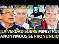 ¡ANONYMOUS HACE ADVERTENCIA SOBRE MINISTRO TRUJILLO Y ESTA ES LA VERDAD SOBRE EL POLÍTICO!