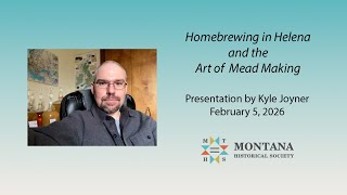 Homebrewing in Helena and the Art of Mead Making
Mead is the oldest, healthiest, least labor intensive and most environmentally friendly form of alcohol to make and has a rich history in our region. If you would like to learn about Mead, where to find it and or how to make/brew it this might just be the presentation for you! While no beverages will be included, the knowledge you will gain may yet serve to fill your cup!
Kyle Joyner has lived in Helena for the past six years. In addition to being an avid hiker and active member of the Helena community, he has previously served on the board of Helena Young Professionals and has enjoyed performing on stage at Helena Avenue Theater. However, his passion is making wine - Mead, to be specific - and sharing such with others. Kyle has been making mead for 10 years and greatly enjoys crafting a wide variety of meads as there is a coat of many flavor profiles to be found and forged within the realm of this vintage. Homebrewing in Helena and the Art of Mead Making