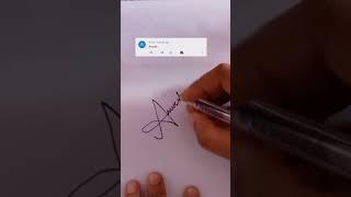 Anvesh Name Signature