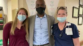 Nurse at Atrium Health Navicent The Medical Center goes above and beyond