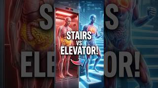 Elevator 🛗 vs Stairs 🪜 | What Happens Inside Your Body? 😱