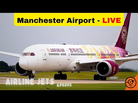 Plane spotting - LIVE - Airbus A380, A350, 787 and more! Tuesday 26th August Manchester Airport