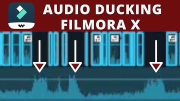 How to use Audio Ducking in Filmora X | Wondershare Filmora X Tutorial | Technology Whizz