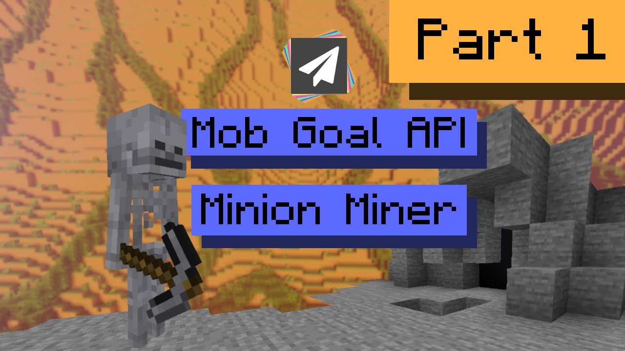 Coding a Minion Miner Using Paper's Mob Goal API (Part 1) - YouTube