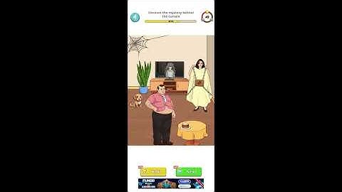 Brain Puzzle Tricky Test Level 35 - Uncover The Mystery Behind The Curtain 🧩 | SolutionGuruji