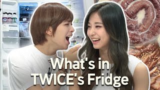 What's in TWICE's Fridge? explained by Jeongyeon & Tzuyu 🥩 (ENG SUB) | Chef & My Fridge