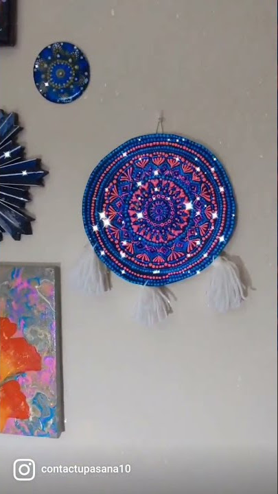 My First Handmade Mandala|Credit Goes To Tripti My Friend|Mandala 2021|Life Is Full Of Colors