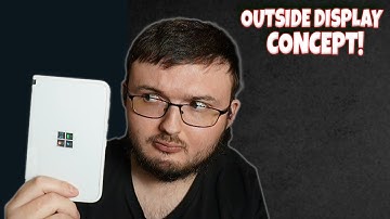 MICROSOFT SURFACE DUO 2 OUTSIDE DISPLAY CONCEPT! THIS IS REALLY AWESOME!