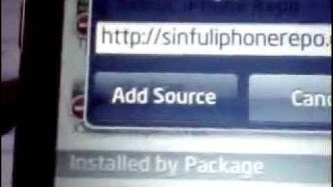 how to get sinful iphone repo on jailbroken ipod touch or iphone