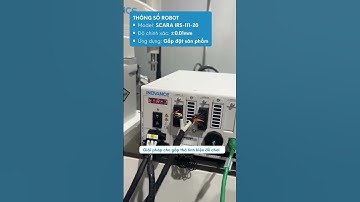 Kiểm tra chuyển động và độ ổn định robot SCARA Inovance trước khi xuất xưởng #robotics #hoangngantec