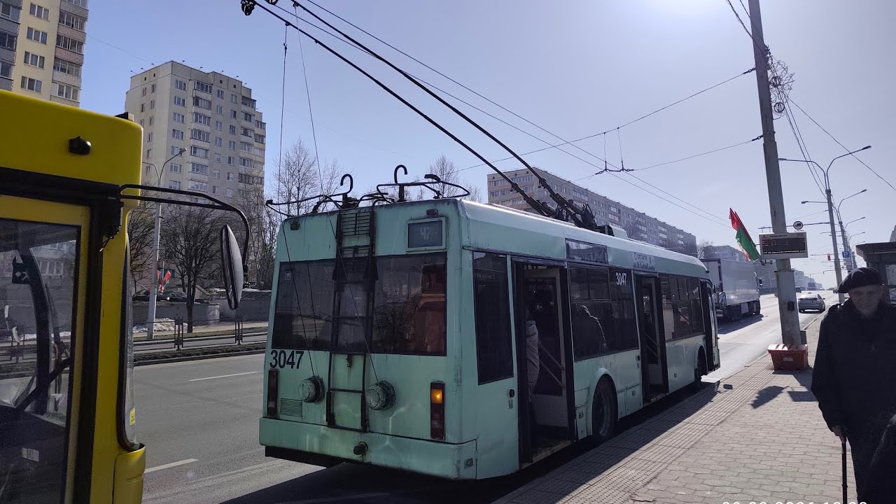 ПОЕЗДКА на БКМ 321 (БОРТ. 3047) 47 маршрут