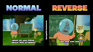 Patrick Being Smart Mathematics - SpongeBob Reverse #spongebobbackwards