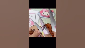 Thumbnail of [💸paper diy💸] sanrio mymelody paper doll fashion game🩷 마이멜로디 코디놀이 #papercraft #papertoys #sanrio