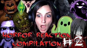 Best Horror Game Reactions Compilation #2 (Happy Late Halloween!!)