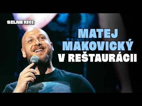 Matej Makovický v reštaurácii