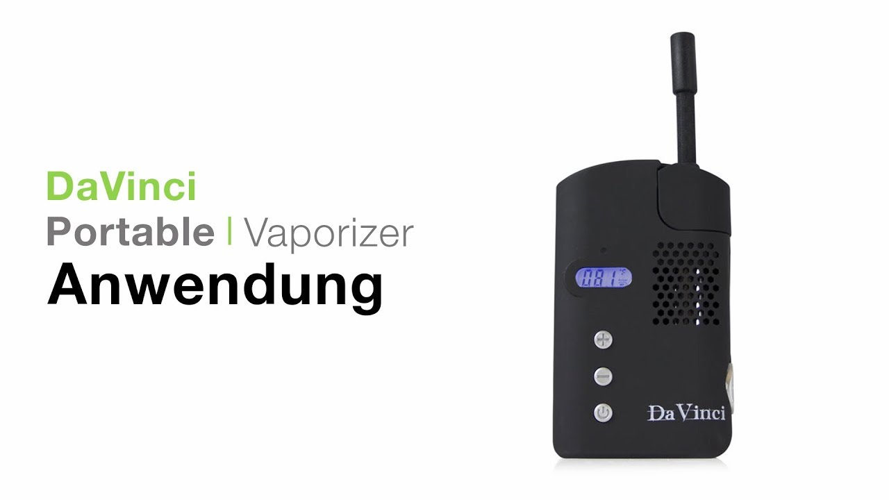 DaVinci Vaporizer Verdampfer Anwendung - TVape