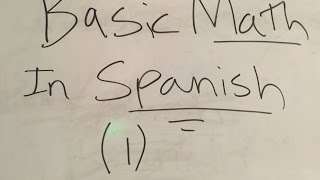 Spanish: Learn MATH in Spanish (BASIC)