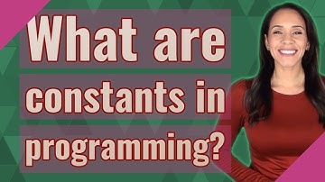 What are constants in programming?