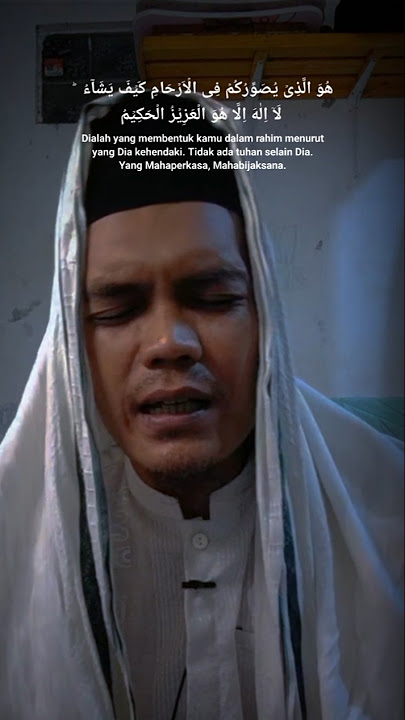Tilawah Shoba Surah Ali Imran Ayat 6 - Indra eL Jiharkah #qori #shoba #aliimran #quran #tilawat