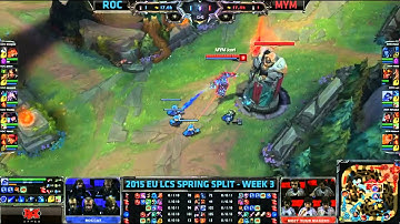 Roccat vs MYM | LCS EU 2015 Spring Split | 6. nap 3. meccs
