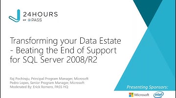 End of Support for SQL Server 2008/R2 | Raj Pochiraju & Pedro Lopes | 20 Years of PASS