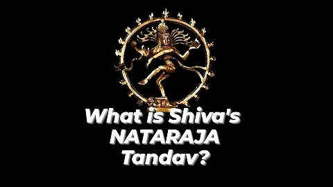 Story behind Shiva's NATARAJA tandav dance?