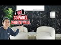 Diy accent wall  step by step build modern 3d panels